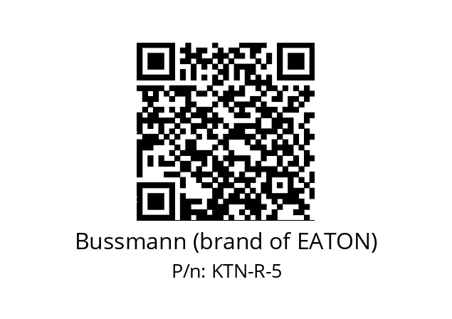   Bussmann (brand of EATON) KTN-R-5