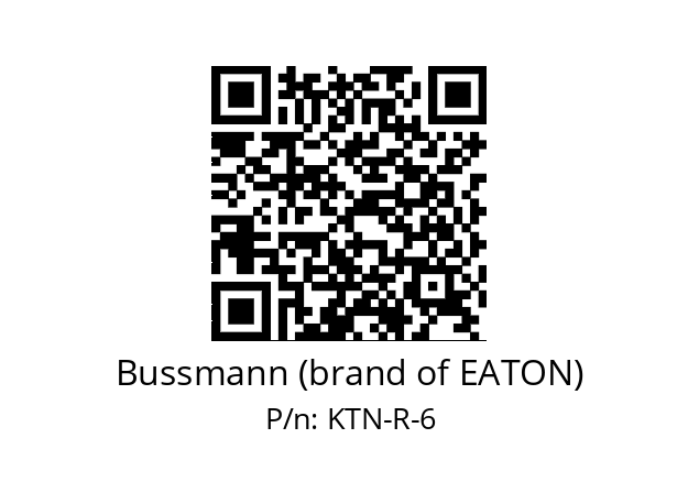   Bussmann (brand of EATON) KTN-R-6