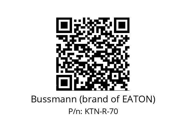   Bussmann (brand of EATON) KTN-R-70