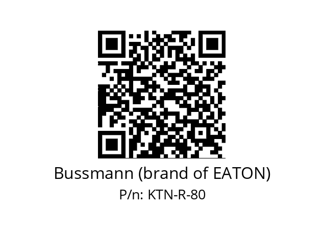   Bussmann (brand of EATON) KTN-R-80