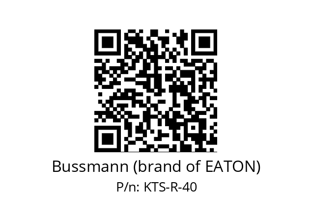   Bussmann (brand of EATON) KTS-R-40