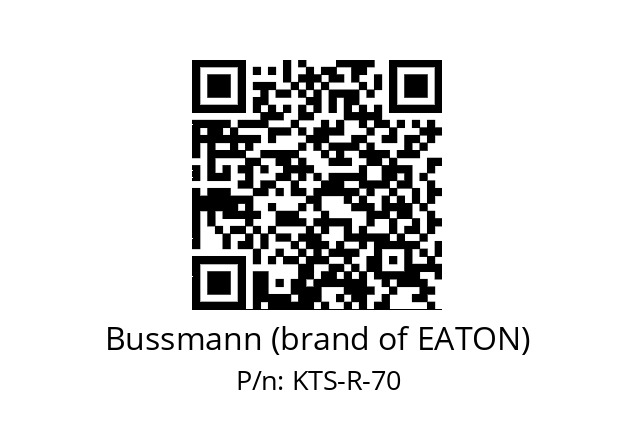   Bussmann (brand of EATON) KTS-R-70