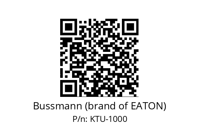   Bussmann (brand of EATON) KTU-1000