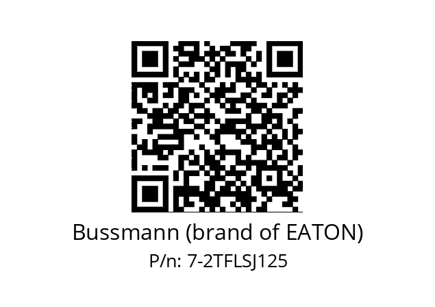   Bussmann (brand of EATON) 7-2TFLSJ125