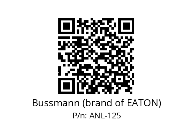   Bussmann (brand of EATON) ANL-125