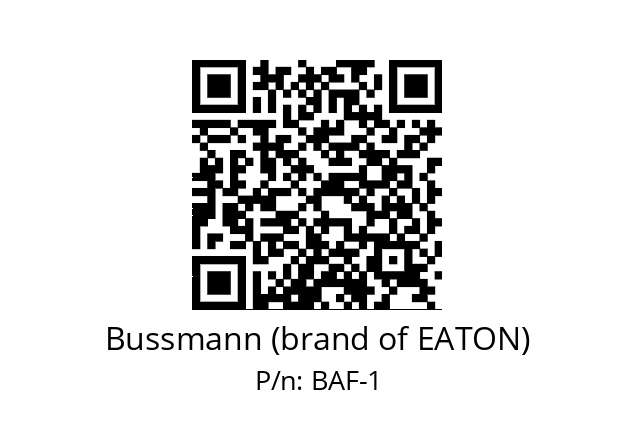   Bussmann (brand of EATON) BAF-1