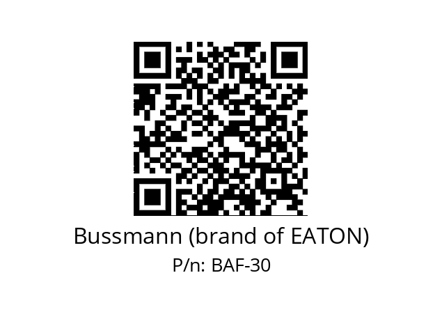   Bussmann (brand of EATON) BAF-30