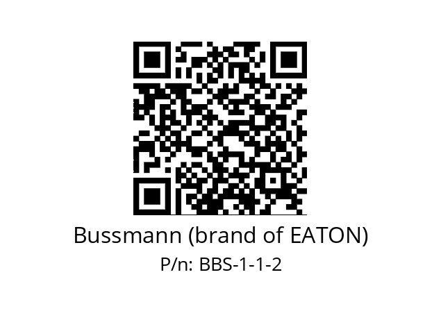   Bussmann (brand of EATON) BBS-1-1-2