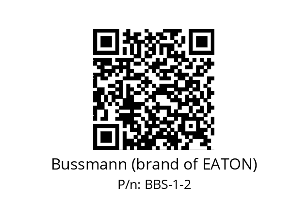   Bussmann (brand of EATON) BBS-1-2