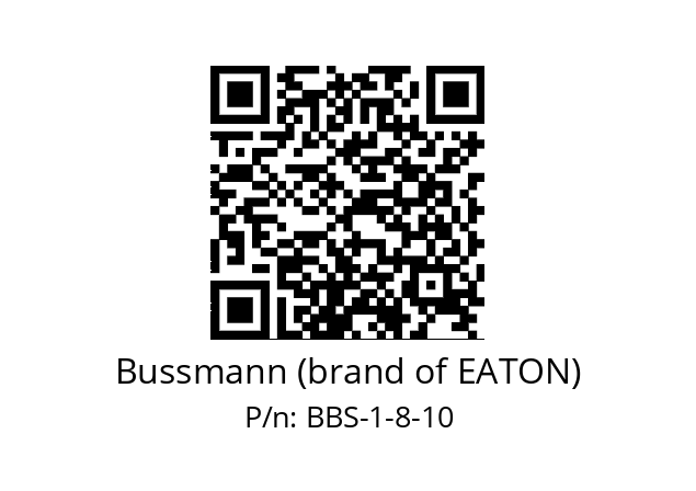   Bussmann (brand of EATON) BBS-1-8-10