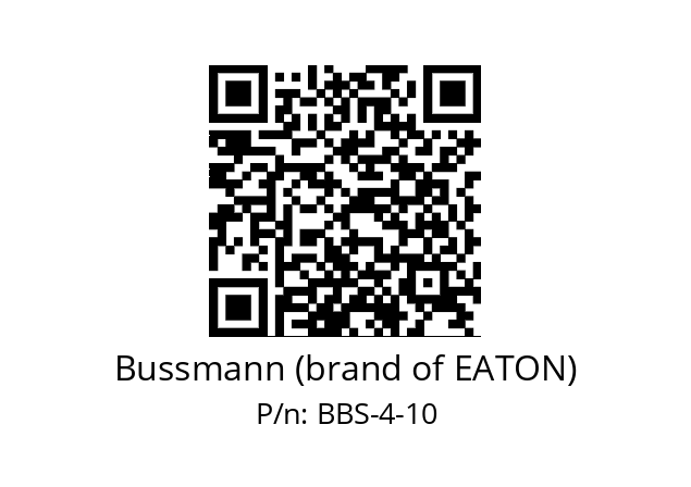   Bussmann (brand of EATON) BBS-4-10