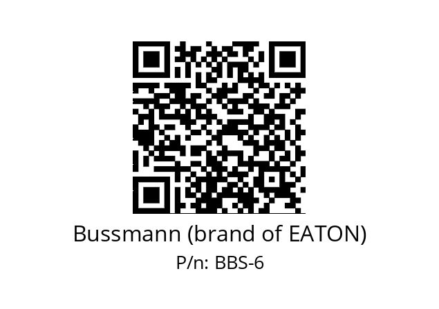   Bussmann (brand of EATON) BBS-6