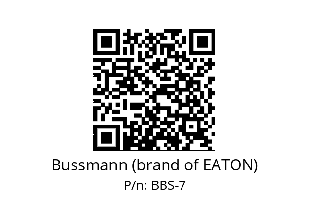   Bussmann (brand of EATON) BBS-7