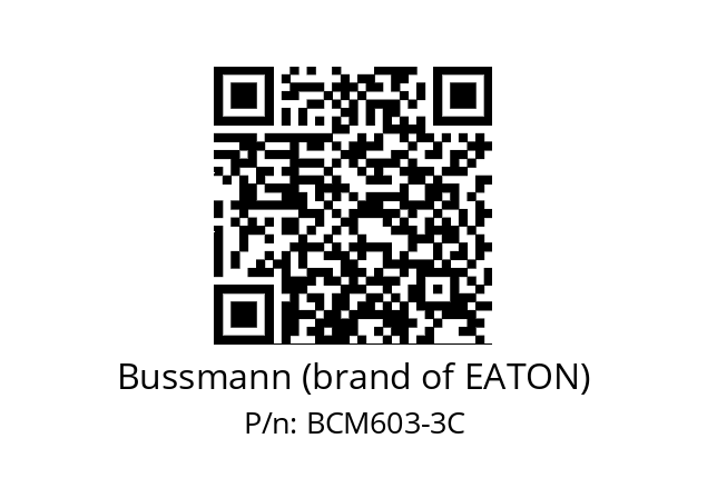   Bussmann (brand of EATON) BCM603-3C