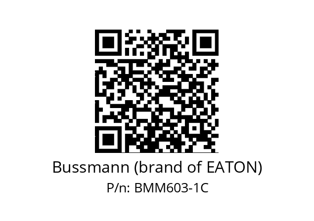   Bussmann (brand of EATON) BMM603-1C