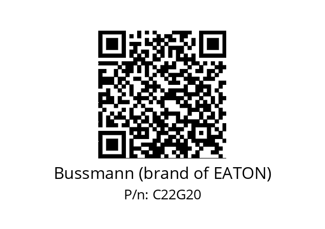   Bussmann (brand of EATON) C22G20