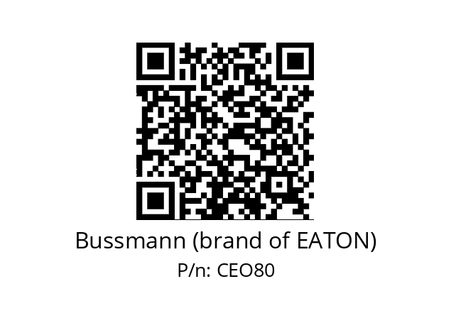   Bussmann (brand of EATON) CEO80