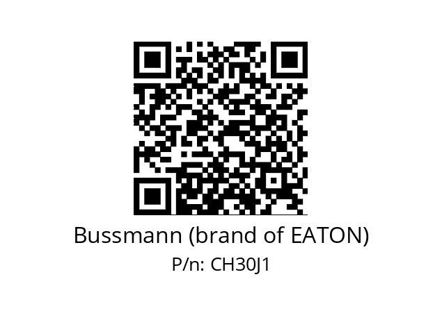   Bussmann (brand of EATON) CH30J1