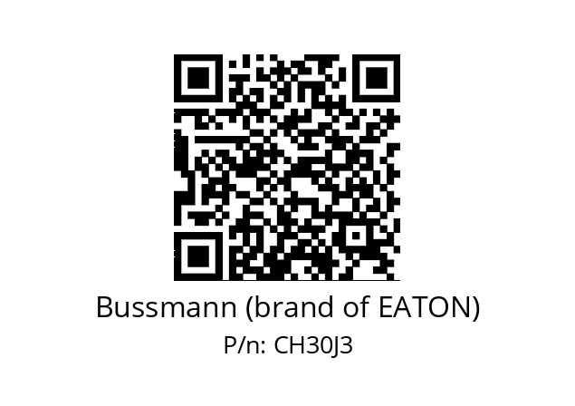   Bussmann (brand of EATON) CH30J3