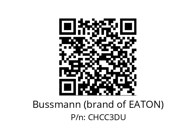   Bussmann (brand of EATON) CHCC3DU