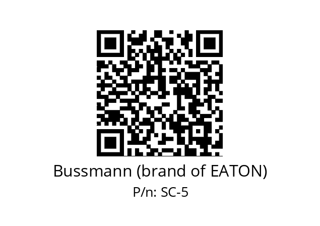   Bussmann (brand of EATON) SC-5