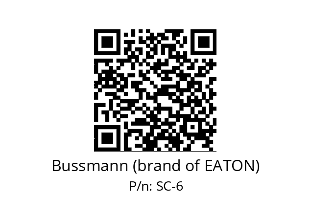   Bussmann (brand of EATON) SC-6