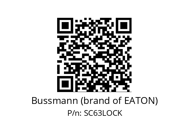   Bussmann (brand of EATON) SC63LOCK