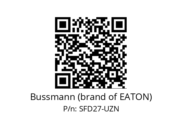   Bussmann (brand of EATON) SFD27-UZN