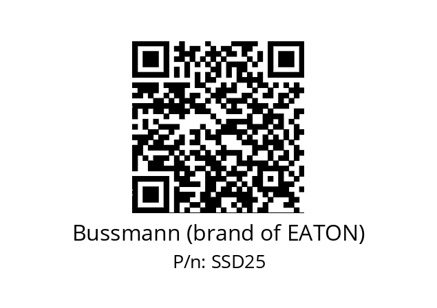   Bussmann (brand of EATON) SSD25