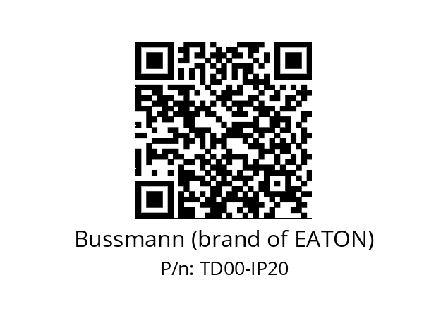   Bussmann (brand of EATON) TD00-IP20