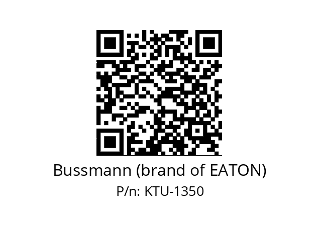   Bussmann (brand of EATON) KTU-1350