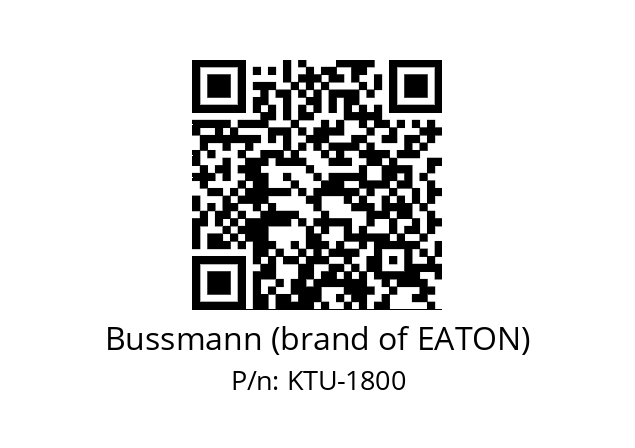   Bussmann (brand of EATON) KTU-1800