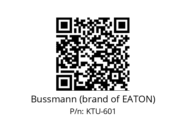   Bussmann (brand of EATON) KTU-601