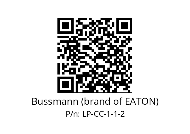   Bussmann (brand of EATON) LP-CC-1-1-2