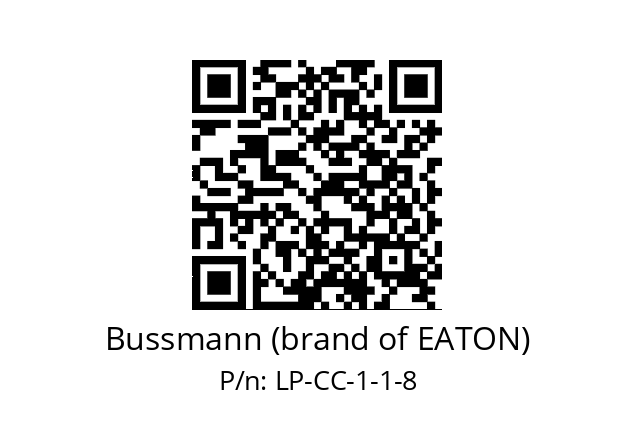   Bussmann (brand of EATON) LP-CC-1-1-8