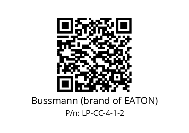   Bussmann (brand of EATON) LP-CC-4-1-2