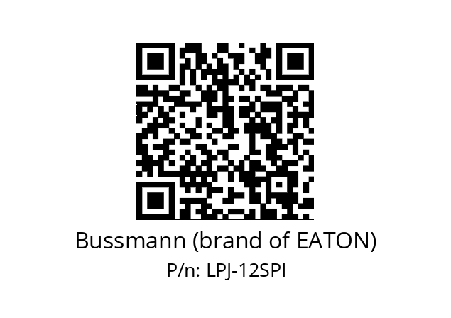   Bussmann (brand of EATON) LPJ-12SPI