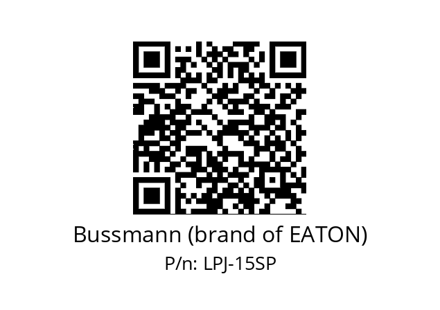   Bussmann (brand of EATON) LPJ-15SP