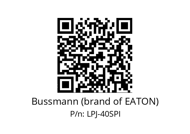   Bussmann (brand of EATON) LPJ-40SPI