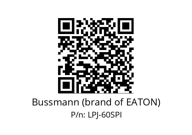   Bussmann (brand of EATON) LPJ-60SPI