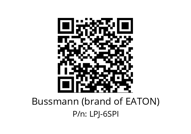   Bussmann (brand of EATON) LPJ-6SPI