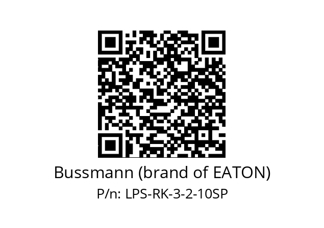   Bussmann (brand of EATON) LPS-RK-3-2-10SP