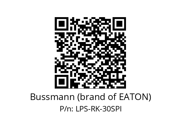   Bussmann (brand of EATON) LPS-RK-30SPI