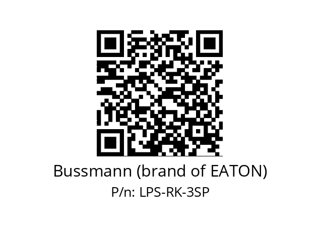   Bussmann (brand of EATON) LPS-RK-3SP