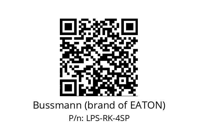   Bussmann (brand of EATON) LPS-RK-4SP