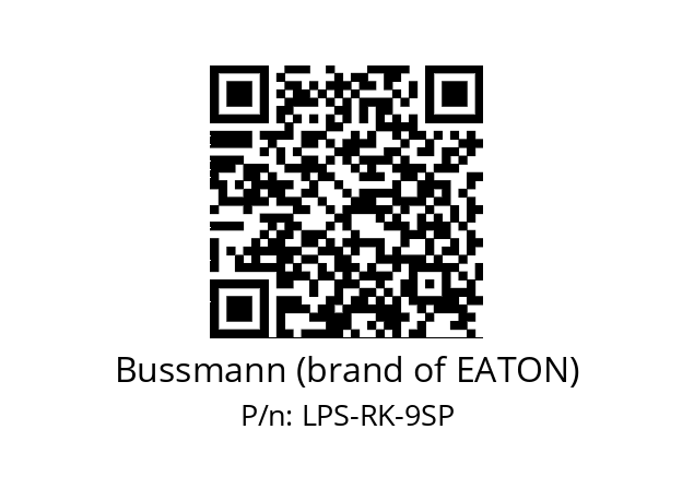   Bussmann (brand of EATON) LPS-RK-9SP