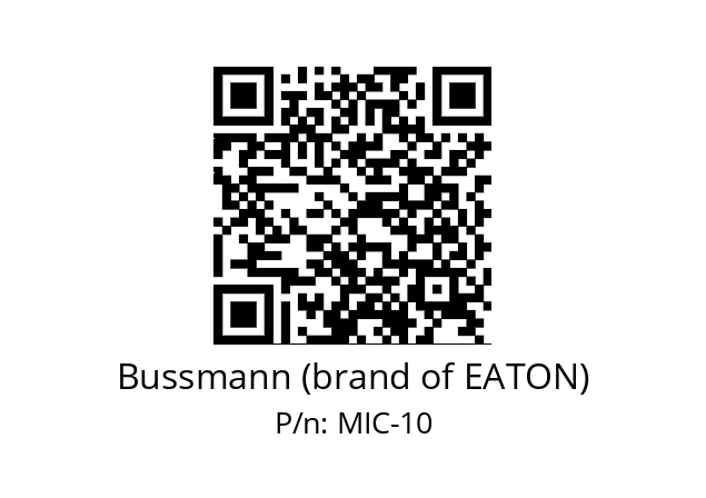   Bussmann (brand of EATON) MIC-10