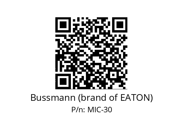   Bussmann (brand of EATON) MIC-30