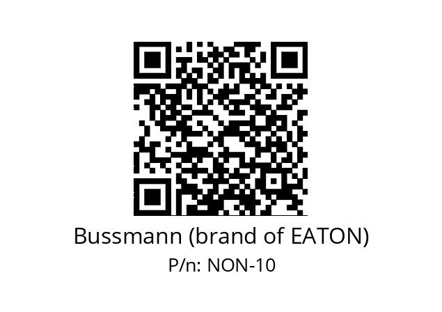   Bussmann (brand of EATON) NON-10