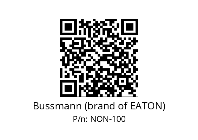   Bussmann (brand of EATON) NON-100